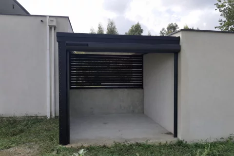 Conception et pose d�une pergola &agrave; toit plat